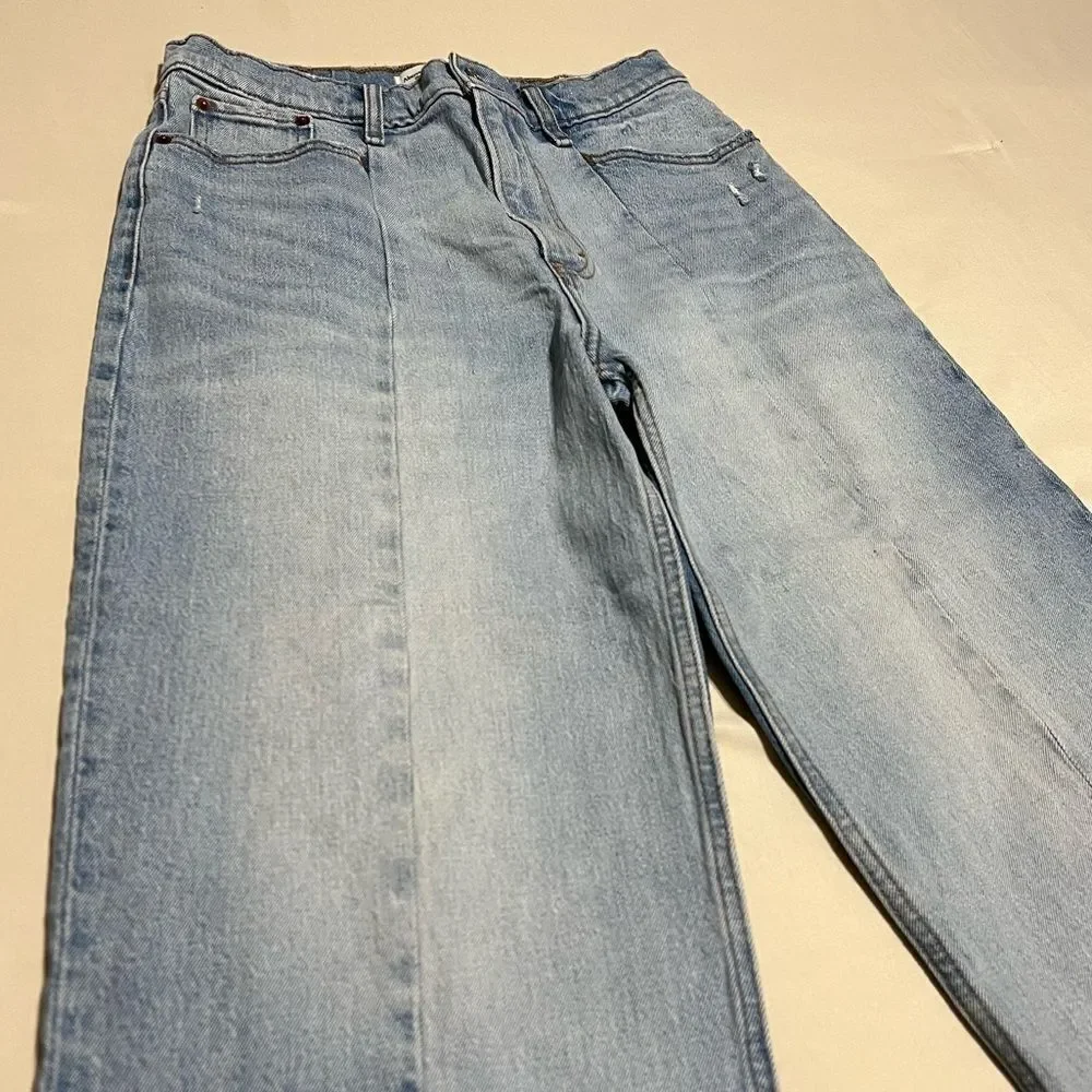 Abercrombie & Fitch Blue Ankle Cropped Jeans - Picture 5 of 12